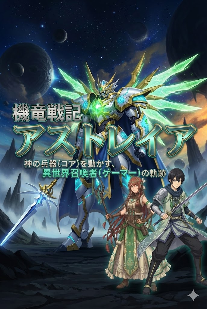 機竜戦記アストレイア：神の兵器（コア）を動かす、異世界召喚者...