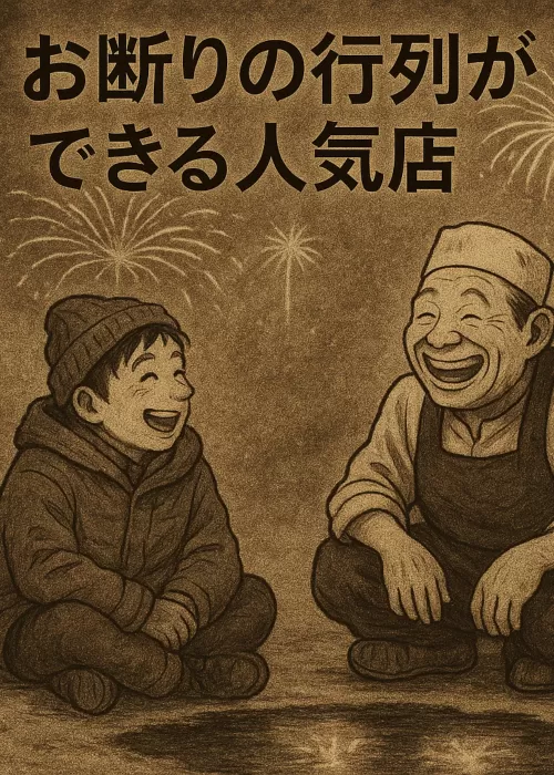 ◽️プチストーリー【お断りの行列ができる人気店】（作品No_16）