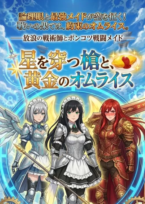 《純SFハイファンタジー》星を穿つ槍と、黄金のオムライス――放浪の戦術師とポンコツ戦闘メイド――