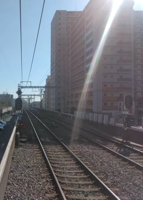 満員電車のふたり