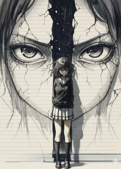 「❤️彼女の妹 彼女の親友 Ⅰ」黒のストッキング姿の長身美少...