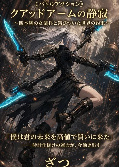 クアッドアームの静寂 ～四本腕の女傭兵と錆びついた世界の約束...