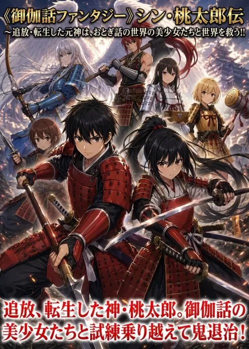 シン・桃太郎伝 ～追放・転生した元神は、おとぎ話の世界の美少女たちと世界を救う！！