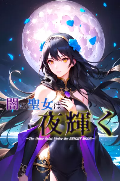 闇の聖女は夜輝く　表紙
