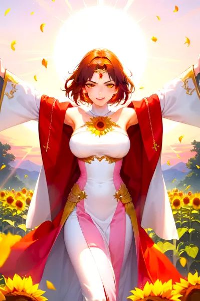 闇の聖女は夜輝く　聖女テルサ